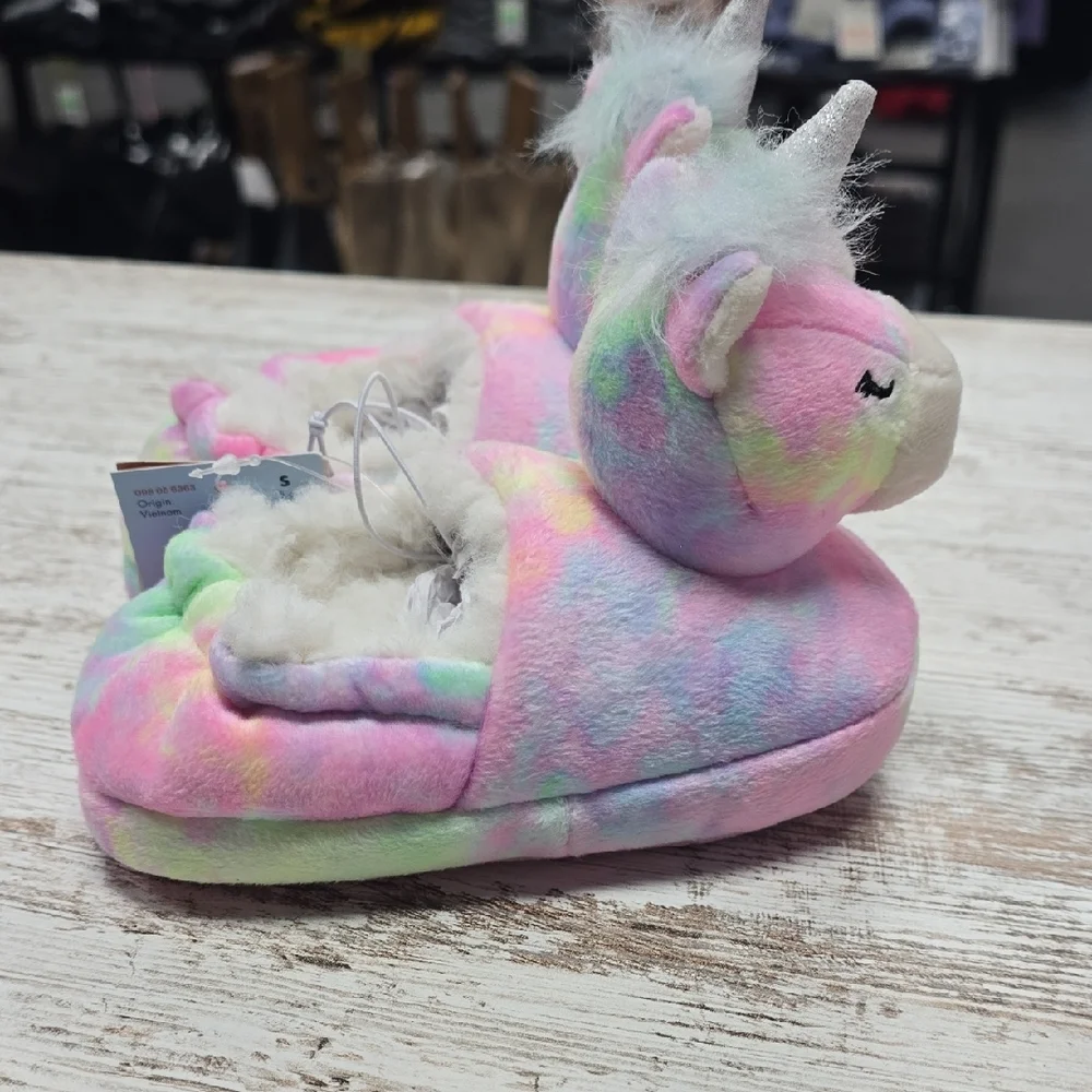 Cat & Jack™ Magic Unicorn Slippers | Small (5/6)